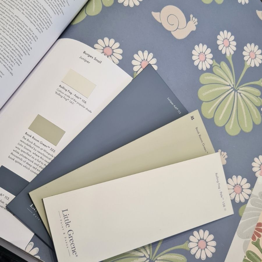Little Greene paint and wallpaper samples