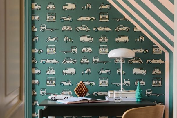 Little Greene childrens storybook wallpaper collection
