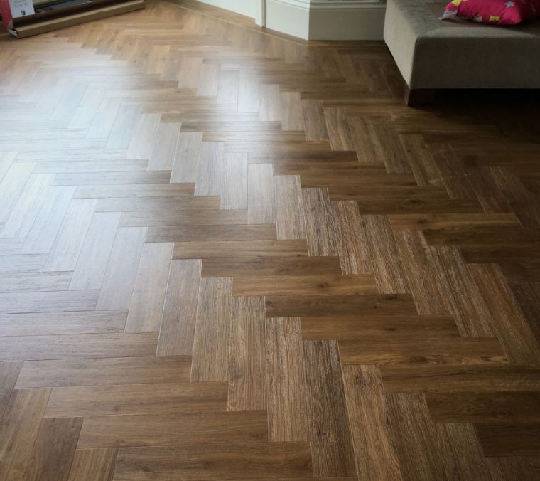 Oak Herringbone Flooring