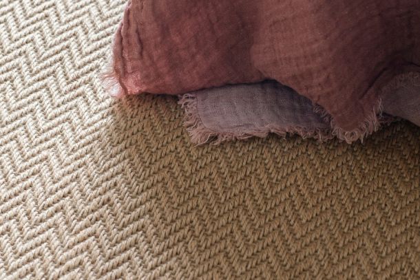 Natural Flooring Jute Chevron